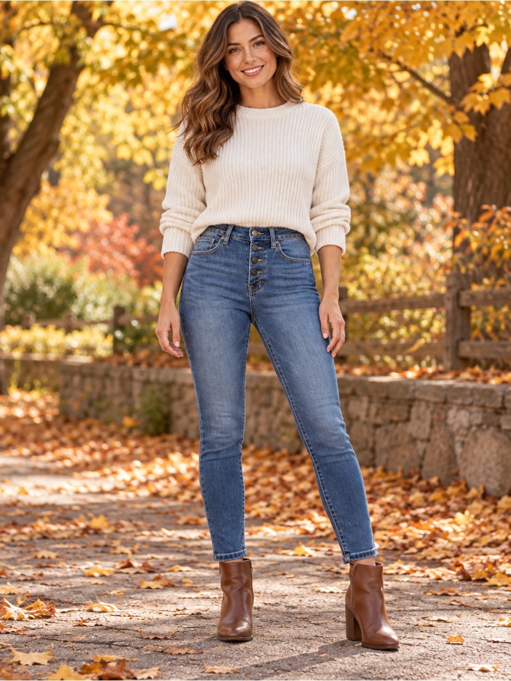 HARPER Blue High rise skinny jeans 24